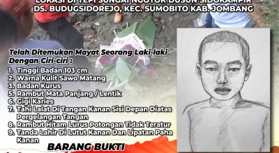 Penemuan Mayat Balita Korban Pembunuhan di Sumobito Jombang Masih Misterius