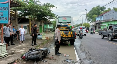 Laka Lantas Turun, Polres Bojonegoro Bagi-bagi Resep