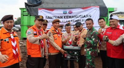 Bantuan dari Kwarda Pramuka Jatim untuk Korban Gempa Cianjur
