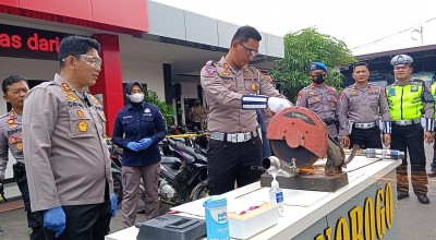 Ganggu Istirahat Masyarakat Ponorogo, Puluhan Knalpot Brong Digergaji