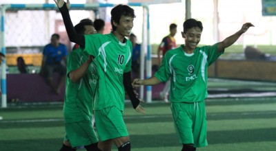 Momen Iptu Umbaran Juarai Futsal Antar Wartawan di Lamongan