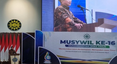 Sukadiono Terpilih jadi Ketua PW Muhammadiyah Jatim 2022-2027, Ini Komitmennya
