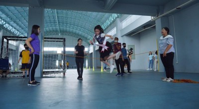 Putri Anak Indonesia Kampanyekan Permainan Tradisional di Elyon Christian School