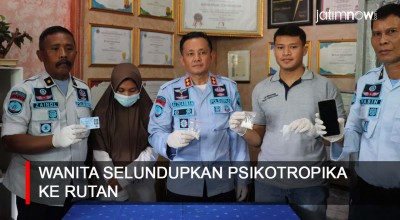 Video: Wanita Selundupkan Psikotropika ke Rutan Kraksaan