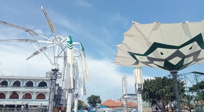 Payung Madinah Kota Pasuruan Gagal Mengembang, Ini Penjelasan Disparpora