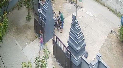 Siang Bolong Pencuri Gondol Motor Tukang Kebun SD di Jombang