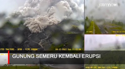 Video: Gunung Semeru Kembali Erupsi