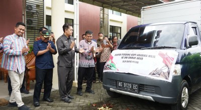 Pemkab Kediri Ekspor Perdana Kopi Arabika Wilis ke UEA