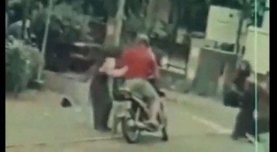 Jambret Bertato Tumbang Lawan 7 Bocah SD di Surabaya