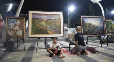 Komunitas Banyu Bening Unjuk Karya di Taman Thamrin Bojonegoro