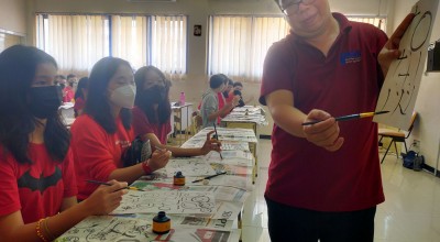 Keseruan Pelajar Sekolah NSA Ikuti Pengenalan Kebudayaan dan Tradisi Thionghoa