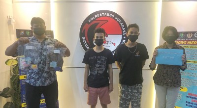 Dua Pemuda Bertampang Lugu, Biang Kerok Peredaran Sabu di Putat Jaya Surabaya