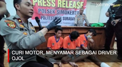Video: Curi Motor, Menyamar Sebagai Driver Ojol