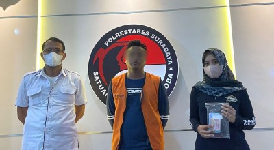 Penjual Bensin Eceran di Surabaya Disergap saat Tunggu Pembeli Sabu