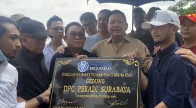 Pembangunan Kantor Permanen Peradi Surabaya Dikebut