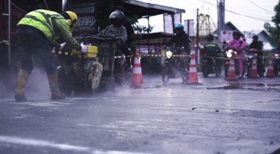 SIG Sukses Uji Coba Aplikasi Beton Cepat Kering di Jawa Tengah