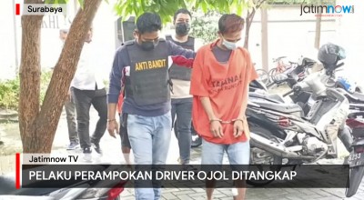 Pelaku Perampokan Driver Ojol Ditangkap