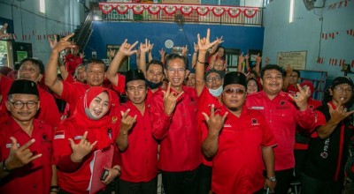 Perkuat Gotong Royong, Kader PDI Perjuangan Surabaya Antusias Sambut Ultah Emas