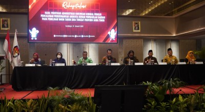 KPU Jatim Umumkan 8 Bacalon DPD yang Lolos Lolos Verifikasi Administrasi