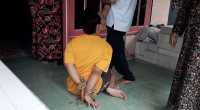 Remaja Keterbelakangan Mental di Sedati Sidoarjo Tangannya Diikat 15 Tahun