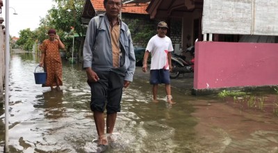 Banjir di Lamongan Rendam Ratusan Rumah dan Tambak, Kerugian Ditaksir Rp2,25 M