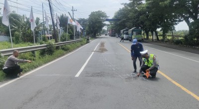 Emak-emak Tewas Terlindas Truk di Beji Pasuruan
