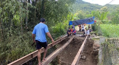 Jembatan Ponorogo Putus Total, 357 Warga Terisolir