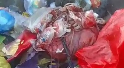 Puluhan Kantong Darah Dibuang ke TPS Junok Bangkalan, Salah Satunya Tertulis HIV