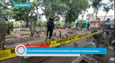 Makam Mahasiswa Korban Penganiayaan Dibongkar