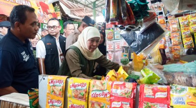 10 Ton Beras Digelontor Pemprov Jatim dalam Operasi Pasar di Taman, Sidoarjo