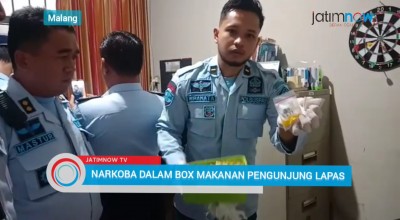 Narkoba Dalam Box Makanan Pengunjung Lapas