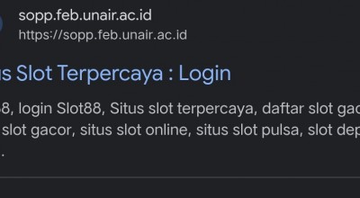 Viral, Website Unair dan UPN Veteran Jawa Timur Diretas Judi Slot