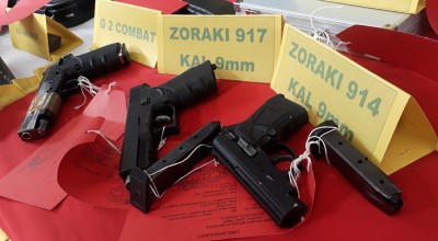 Sindikat Perdagangan Senpi Ilegal Antar Provinsi Dibongkar dari Sidoarjo