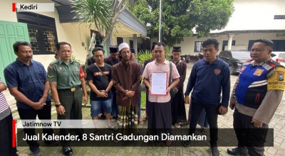 Jual Kalender, 8 Santri Gadungan Diamankan