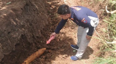 Benda Diduga Mortir Ditemukan di Lahan Jagung Tulungagung