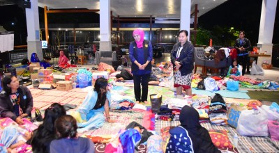 Ini Usulan Camat Driyorejo kepada Gubernur Jatim Khofifah saat Tinjau Banjir