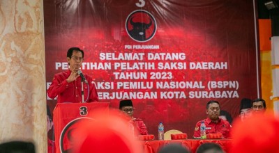 Jemput Kemenangan di Pemilu 2024, PDIP Surabaya Persiapkan 16.320 Saksi TPS
