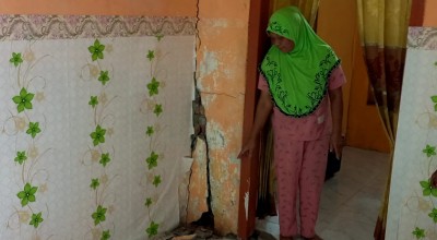 Belasan Rumah Warga Trenggalek Rerdampak Bencana Tanah Gerak