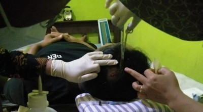 Atap SDN Kledung Pacitan Ambrol, Seorang Guru Jadi Korban