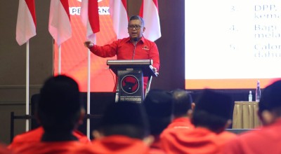 Bawa Pesan Mega di Rakernis, Hasto Tegaskan Kader PDIP Wajib Berpihak Rakyat