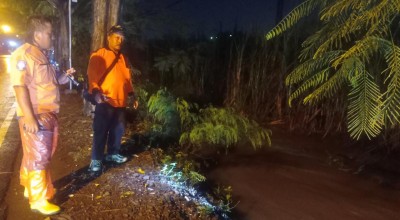 Kronologis Satu Keluarga Tercebur Sungai di Kapten Tendean Kediri, 2 Anak Masih Hilang