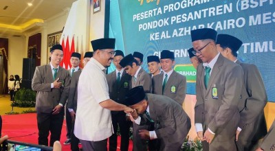 Berangkatkan Santri ke Kairo, Sadad: Kembalilah sebagai Pejuang Tangguh