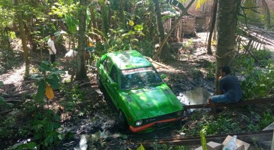 Mobil Terguling di Cluring Banyuwangi, Diganggu Makhluk Astral?