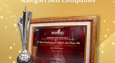 Bank Jatim Sabet Penghargaan Obsession Awards 2023 Kategori Best Companies