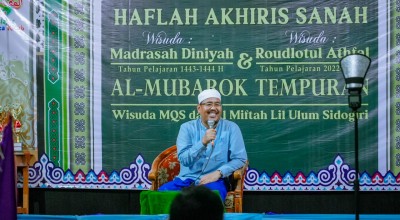 Momen Sadad Blusukan ke Madrasah Diniyah di Pasuruan Beri Motivasi Santri