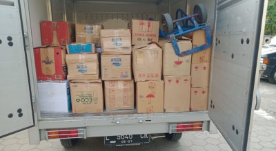 Mobil Boks Pembawa Ribuan Botol Miras Terjaring Operasi Pekat di Jombang