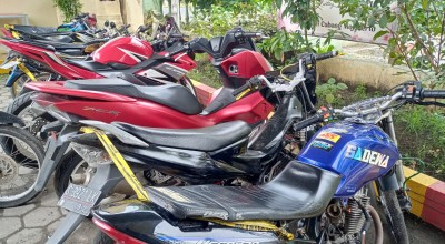 Razia Balap Liar di Mojokerto, Joki Kabur 10 Motor Disita