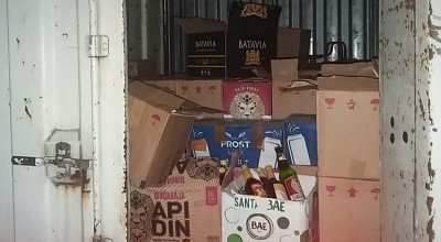 Ratusan Dus Miras Disita dalam Operasi Pekat Semeru 2023 di Gresik