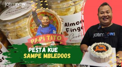 PAPI TITO MANGAN TOK : Pesta Kue Sampe Mbledooos