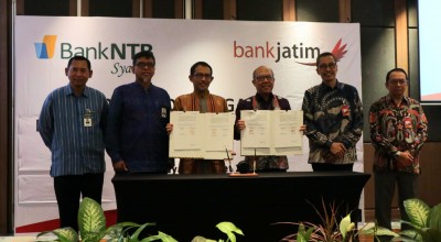 Bankjatim Suntikan Modal ke Bank NTB Syariah hingga Rp100 Miliar